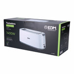 Tostapane EDM 07799 White Design 1400 W Doppio slot - Augustea Shop