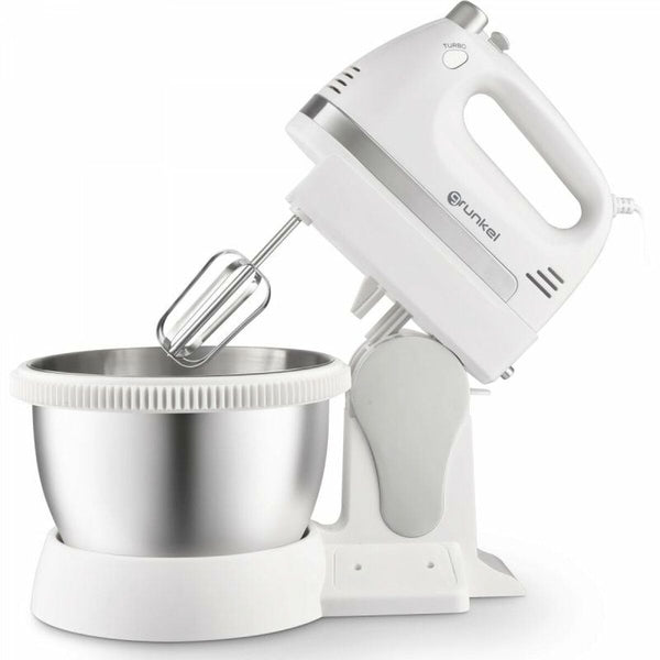Sbattitore-Impastatrice Grunkel AM-350TURB05BOWL 350 W Bianco 1 L 2 L - Augustea Shop