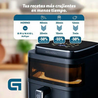 Friggitrice ad Aria Grunkel Light Fryer 1400 W 6 L Nero - Augustea Shop