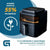 Friggitrice ad Aria Grunkel Light Fryer 1400 W 6 L Nero - Augustea Shop