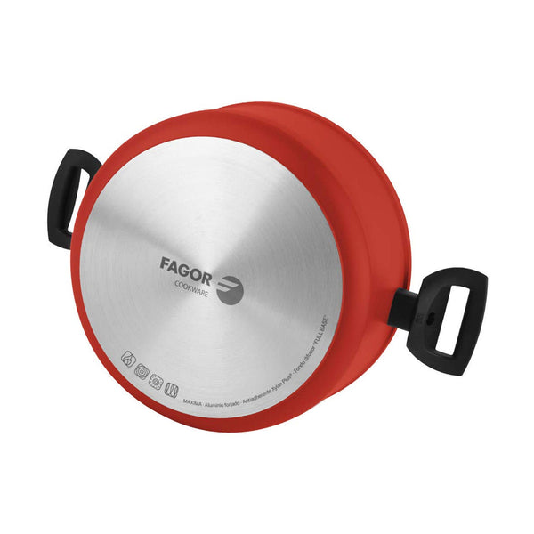 Casseruola FAGOR Rosso Alluminio (Ø 24 cm) - Augustea Shop
