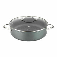 Casseruola con coperchio Fagor Grigio Ø 28 cm Alluminio Forgiato - Augustea Shop