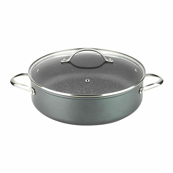 Casseruola con coperchio Fagor Grigio Ø 28 cm Alluminio Forgiato - Augustea Shop