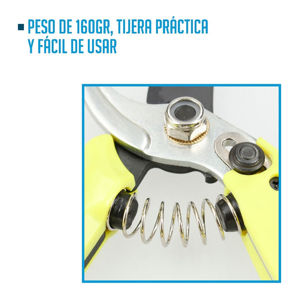 Forbici da Giardino Bypass Ferrestock Giallo - Augustea Shop