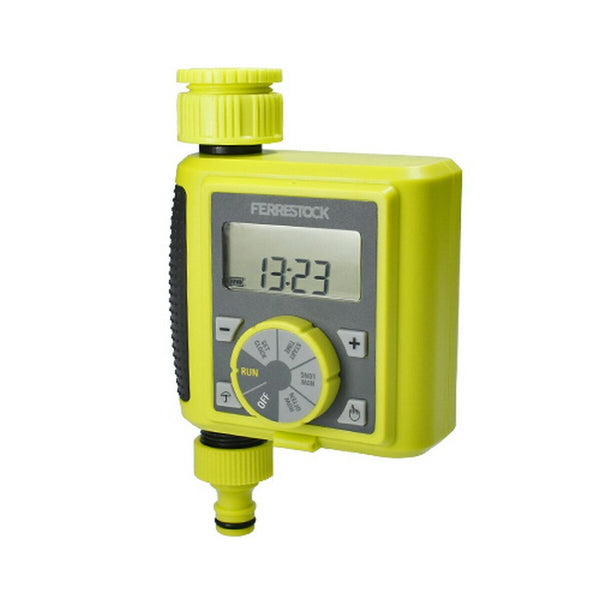 Programmatore di irrigazione digitale Ferrestock Giallo - Augustea Shop