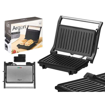 Grill a contatto Argon Nero 1000 W