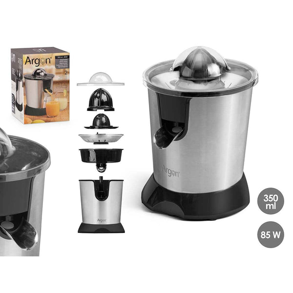 Spremiagrumi Elettrico Argon JE-638B Nero Argentato 85 W 350 ml - Augustea Shop