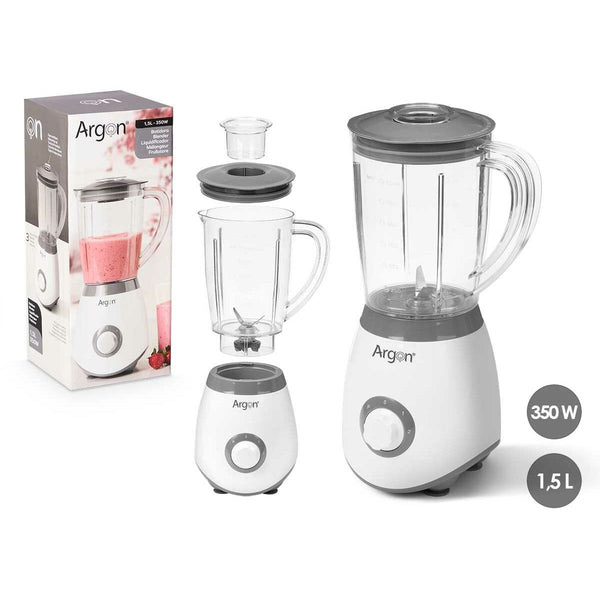 Frullatore Argon JE-802A Bianco Grigio 350 W 1,5 L - Augustea Shop