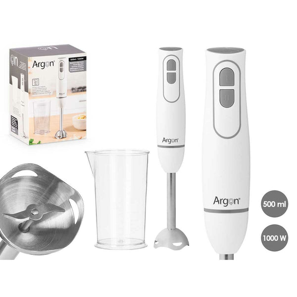 Frullatore ad Immersione Argon JE-908AW Bianco Grigio 1000 W - Augustea Shop