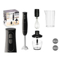 Hand-held Blender Argon JE-908BL Black Grey 1000 W