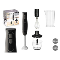 Frullatore ad Immersione Argon JE-908BL Nero Grigio 1000 W - Augustea Shop