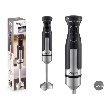 Frullatore ad Immersione Argon Nero Acciaio 1000 W