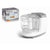 Tritatutto Argon Bianco Grigio Trasparente Argentato Acciaio inossidabile Plastica 400 ml 350 W