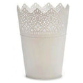 Vaso Ibergarden Bianco Plastica 15 x 18 x 15 cm
