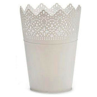 Vaso Ibergarden Bianco Plastica 15 x 18 x 15 cm - Augustea Shop