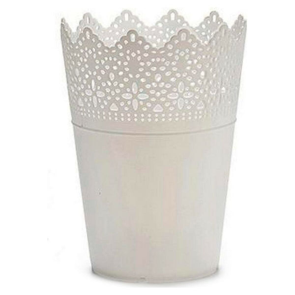 Vaso Ibergarden Bianco Plastica 15 x 18 x 15 cm - Augustea Shop