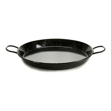 Padella La Dehesa Nero Acciaio Smaltato Ø 80 cm 97 x 8 x 97 cm