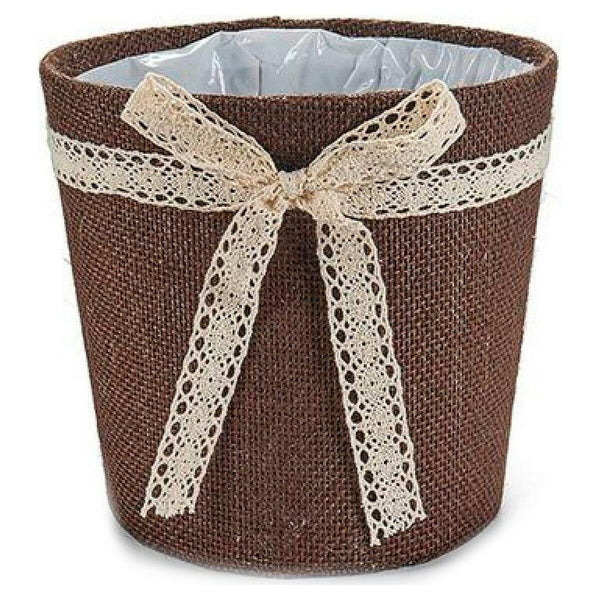 Vaso Ibergarden Grigio Naturale Cioccolato 18 x 17 x 18 cm - Augustea Shop