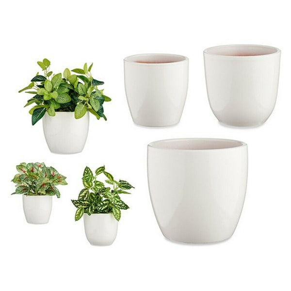 Set di Vasi Bianco Argilla - Augustea Shop