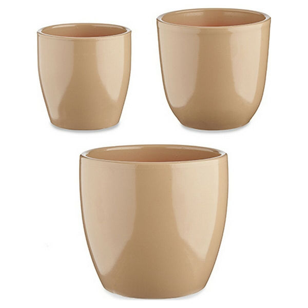 Set di Vasi Ibergarden CAZORLA-1019 Beige Argilla - Augustea Shop