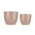 Set di Vasi Ibergarden CAZORLA-22-28-BE Beige Argilla Ø 22 cm Ø 28 cm 22 x 22 x 18 cm 28 x 28 x 24 cm 2 Pezzi - Augustea Shop