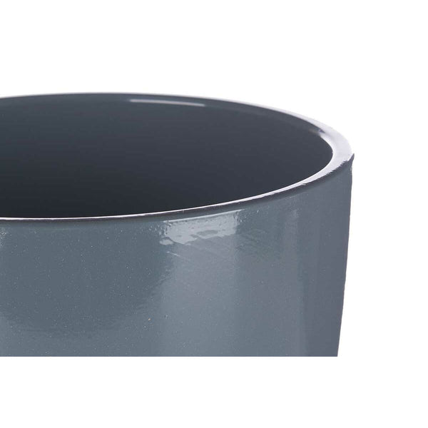 Set di Vasi Ibergarden CAZORLA-22-28-A Antracite Argilla Ø 22 cm Ø 28 cm 22 x 22 x 18 cm 28 x 28 x 24 cm 2 Pezzi - Augustea Shop