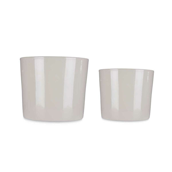 Set di Vasi Ibergarden CILINDRO-22-27-G Grigio Argilla Ø 22 cm Ø 27 cm 22 x 22 x 19 cm 27 x 27 x 23 cm 2 Pezzi - Augustea Shop