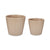 Set di Vasi Ibergarden LINCE-22-28-BE Beige Argilla Ø 22 cm Ø 28 cm 2 Pezzi - Augustea Shop