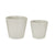 Set di Vasi Ibergarden LINCE-22-28-G Grigio Argilla Ø 22 cm Ø 28 cm 2 Pezzi - Augustea Shop