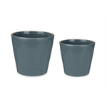 Set di Vasi Ibergarden LINCE-22-28-A Antracite Argilla Ø 22 cm Ø 28 cm 2 Pezzi - Augustea Shop