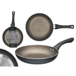 Padella antiaderente Kinvara 9 Nero Alluminio Bachelite 22 cm Induzione - Augustea Shop