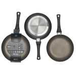Padella antiaderente Kinvara 9 Nero Alluminio Bachelite 22 cm Induzione - Augustea Shop