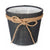 Vaso Ibergarden Grigio Plastica Fiocco 16 x 14,5 x 16 cm - Augustea Shop