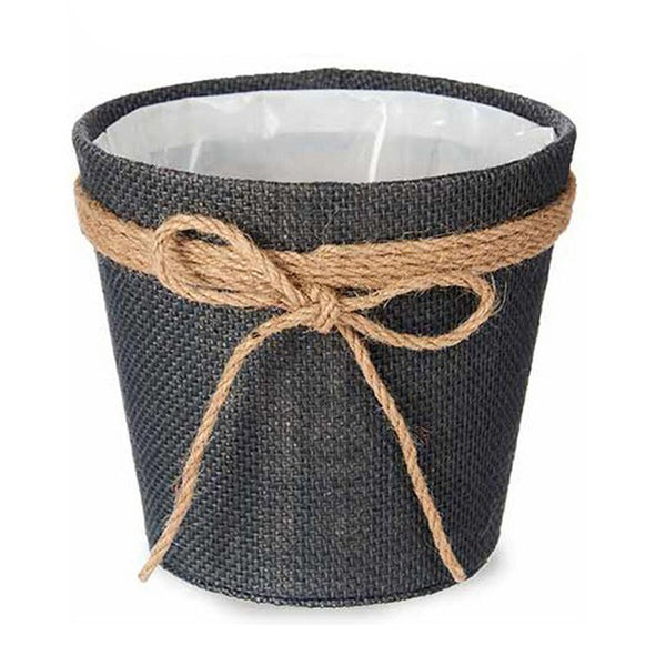 Vaso Ibergarden Grigio Plastica Fiocco 16 x 14,5 x 16 cm - Augustea Shop