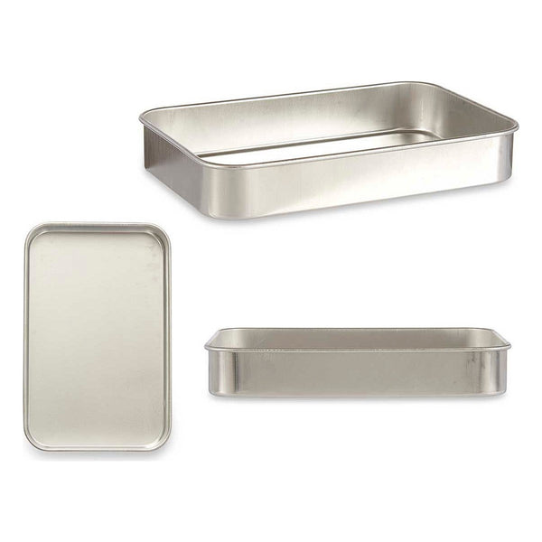 Pentola per arrosto Kinvara 100152 Argentato Alluminio 23,5 x 6 x 36 cm - Augustea Shop