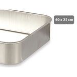 Pentola per arrosto Kinvara 100153 Argentato Alluminio 26 x 6,5 x 41 cm - Augustea Shop