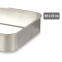Pentola per arrosto Kinvara 100153 Argentato Alluminio 26 x 6,5 x 41 cm - Augustea Shop
