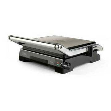 Piastra Grill Elettrica Black & Decker BXGF2200E Nero Alluminio 2200 W