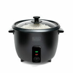 cuociriso Black & Decker BXRC1800E Nero 1,8 L Bianco Alluminio 700 W - Augustea Shop