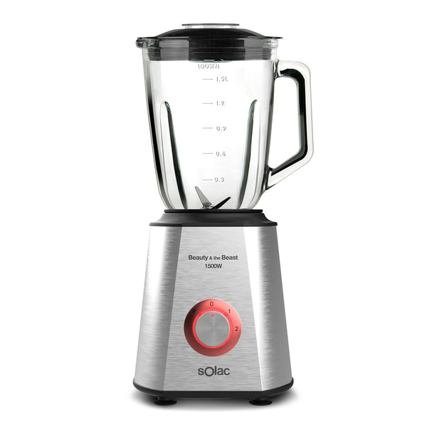 Frullatore Solac BV5728 Rosso Trasparente Argentato 1500 W 1,5 L - Augustea Shop