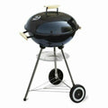 Barbecue a Carbone con Coperchio e Ruote Algon VEN8433774694946 - 48 x 56 x 92 cm