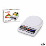 bilancia da cucina Basic Home Digitale 7 kg Bianco 23 x 16 x 3,6 cm (6 Unità) - Augustea Shop