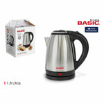 Bollitore d'Acqua Elettrico con Luce LED Basic Home 1500 W (1,8 L) - Augustea Shop