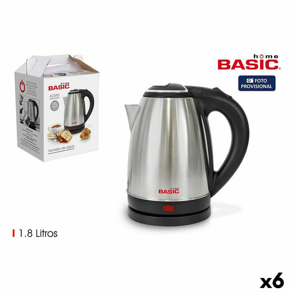 Bollitore d'Acqua Elettrico con Luce LED Basic Home 1500 W (1,8 L) - Augustea Shop