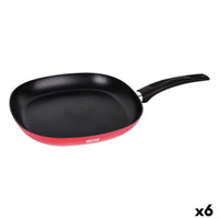 Padella griglia Quttin Infinity Rosso 28,5 x 47 x 6 cm (6 Unità) - Augustea Shop