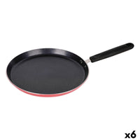 Padella per Crêpe Quttin Infinity Rosso 25,5 x 42,5 cm (6 Unità) - Augustea Shop