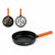 Padella Quttin Gastro Nero Arancio 37,5 x 23 x 5 cm (6 Unità) - Augustea Shop