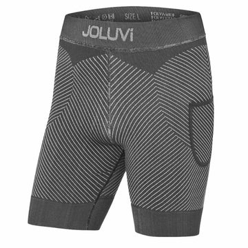 Pantaloncini Sportivi da Donna Joluvi Trail Tech Nero Running