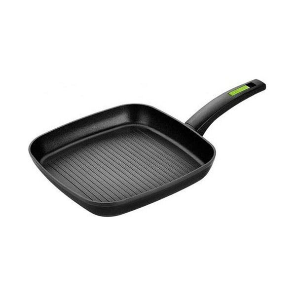 Padella griglia Monix M481231 Ø 28 cm Verde Acciaio inossidabile (Ø28 cm) - Augustea Shop