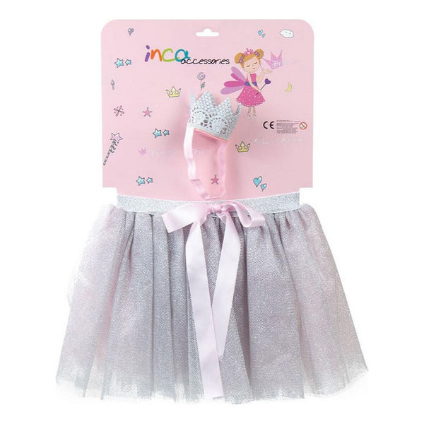 Tutù Inca 48234 Argentato Corona 24-36 Mesi (2 Pezzi) - Augustea Shop